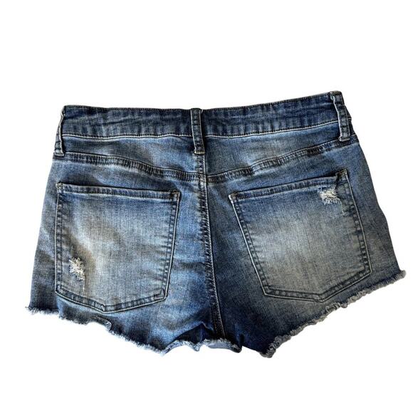 Denim Jean Micro Shorts Women's Size Small - High Rise - Picture 2 of 3